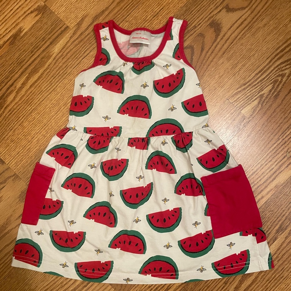 Hanna Andersson Sleeveless Watermelon Dress